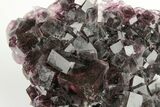 Purple Cubic Fluorite Cluster With Phantoms - Okorusu Mine #191984-5
